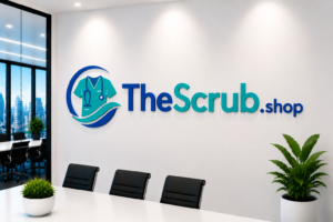 thescrubshop medical apparel & scrubs domain name for sale