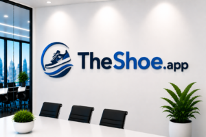 theshoe app premium footwear domain name brand for sale.