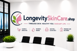 longevityskincare shop premium skincare ecommerce domain for sale domainpointe