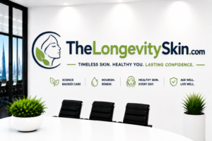 thelongevityskin premium skincare domain for sale by domainpointe
