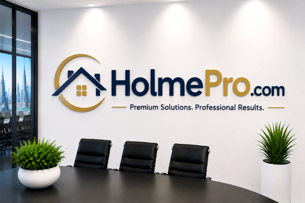 holmepro — premium home services domain name for contractors, property pros, and local service brands