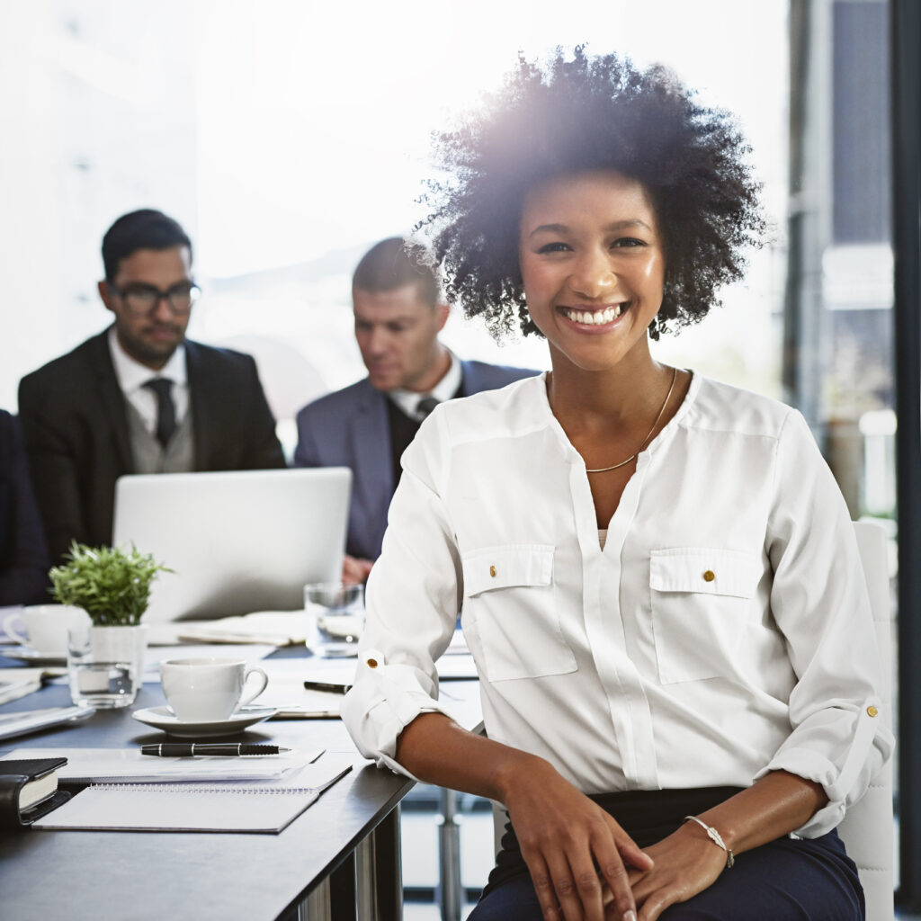 good things happen in this boardroom. shot of businesspeople in an office